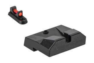 Trijicon's Fiber Sight Set for CZ P10 and P10c handguns is a high-contrast competition and carry sight set